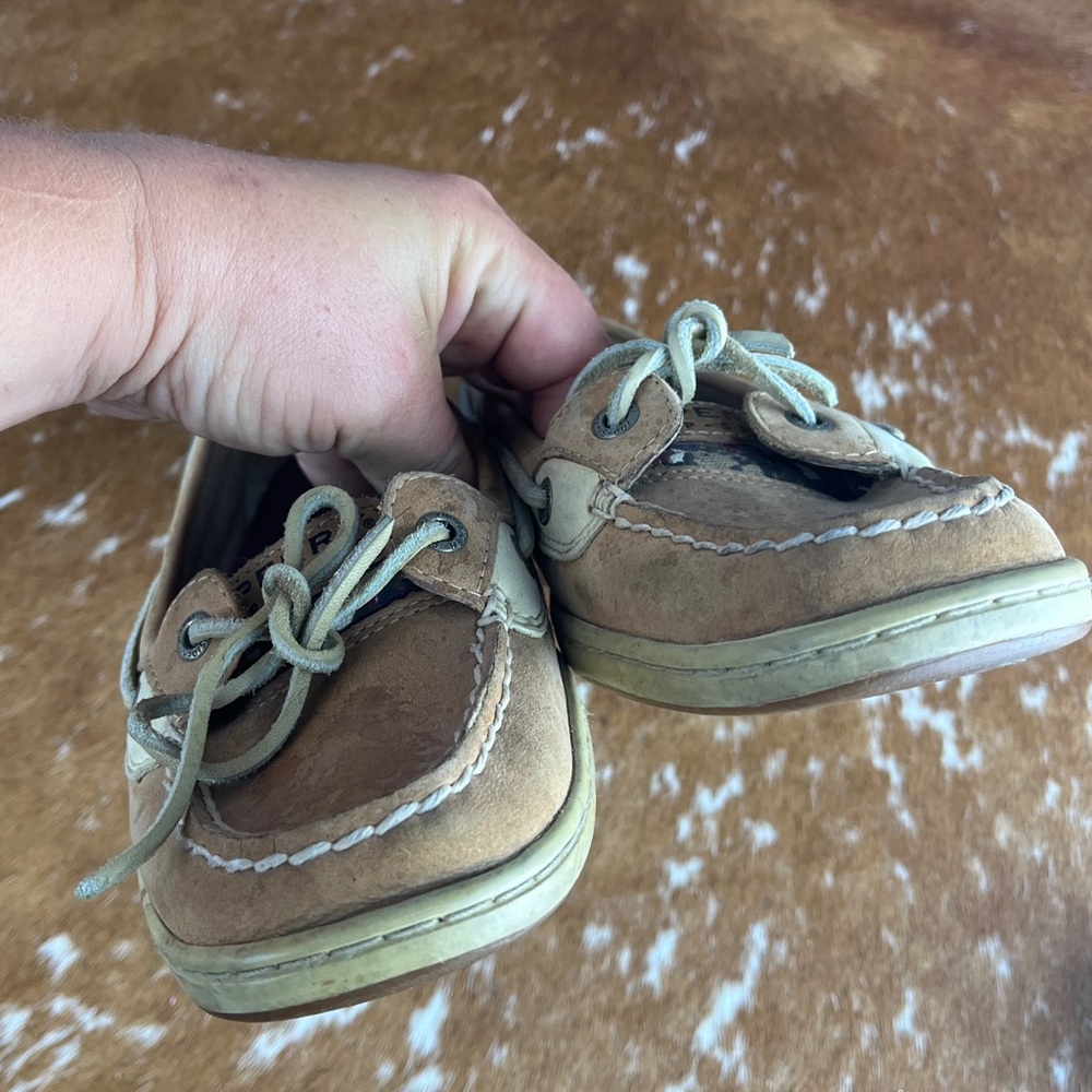 Sperry top sider boat shoe in brown and floral - Picture 10 of 10